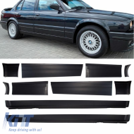Side Skirts & Door Strips suitable for BMW 3 E30 82-94 4D M-Technik 2 From ABS Plastic 10 pc