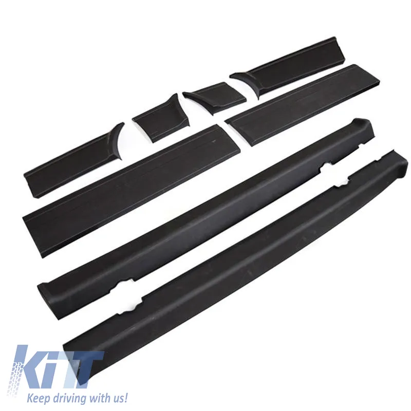 Side Skirts & Door Strips suitable for BMW 3 E30 82-94 2D M-Technik 2 From ABS Plastic 8 pc