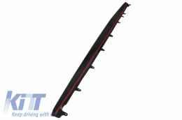 Side Skirts Extension suitable for BMW 5 Series G38 Long Wheel Base Saloon (2017-up) M Performance Design Piano Black-image-6056333