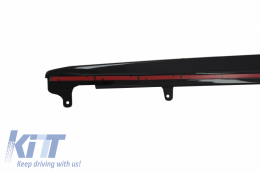 Side Skirts Extension suitable for BMW 5 Series G38 Long Wheel Base Saloon (2017-up) M Performance Design Piano Black-image-6056334