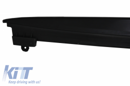 Side Skirts Extension suitable for BMW 5 Series G38 Long Wheel Base Saloon (2017-up) M Performance Design Piano Black-image-6056336
