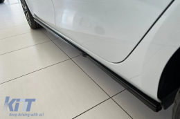 Side Skirts Extensions suitable for Seat Leon Mk4 (2020-up) Piano Black-image-6094627