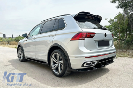 Side Skirts Extensions suitable for VW Tiguan II Mk2 R/ R Line Facelift (2020-2024) Black-image-6113761