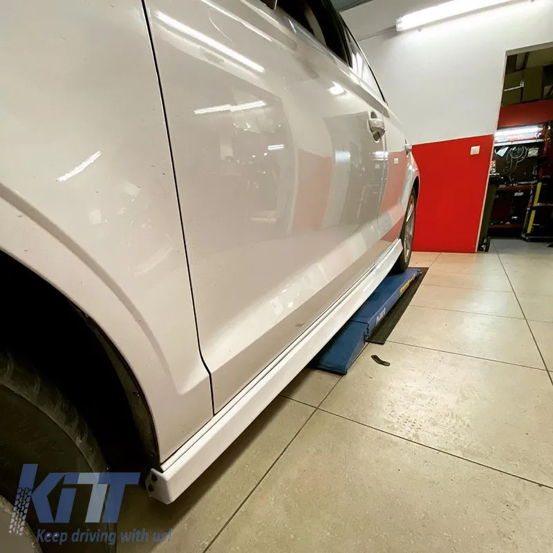 Side Skirts suitable for Audi A3 8V 16-20 Sedan from ABS plastic 2 pcs