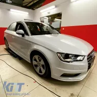 Side Skirts suitable for Audi A3 8V 16-20 Sedan from ABS plastic 2 pcs-image-6325600