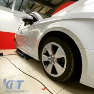 Side Skirts suitable for Audi A3 8V 16-20 Sedan from ABS plastic 2 pcs-image-6325605