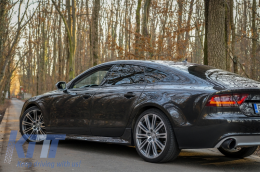 Side Skirts suitable for Audi A7 4G (2011-2014) RS7 Design Add-on-image-6003937