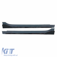 Side Skirts suitable for BMW 1 F40 19-24 M Performance Design Design Look from ABS Plastic 2 pc