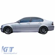 Side Skirts suitable for BMW 3 E46 99-06 Coupe, Cabrio, Sedan, Touring M3 Look from ABS Plastic 2 pc-image-6299246