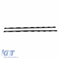 Side Skirts suitable for BMW 3 E90/E91 05-11 M3 / M-Tech Look from ABS plastic 2 pc-image-6299301