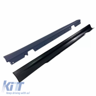 Side Skirts suitable for BMW 3 E90/E91 05-11 M3 / M-Tech Look from ABS plastic 2 pc-image-6299302