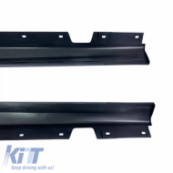 Side Skirts suitable for BMW 3 E90/E91 05-11 M3 / M-Tech Look from ABS plastic 2 pc-image-6299305