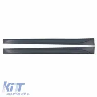 Side Skirts suitable for BMW 3 F30 11-19 M-Tech Look from ABS plastic 2 pc-image-6307171