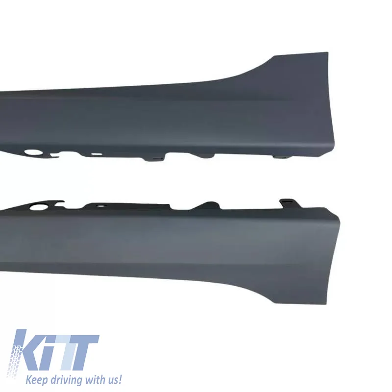 Side Skirts suitable for BMW 3 G20 18-21 M-Tech - M340i Look from ABS Plastic 2 pc