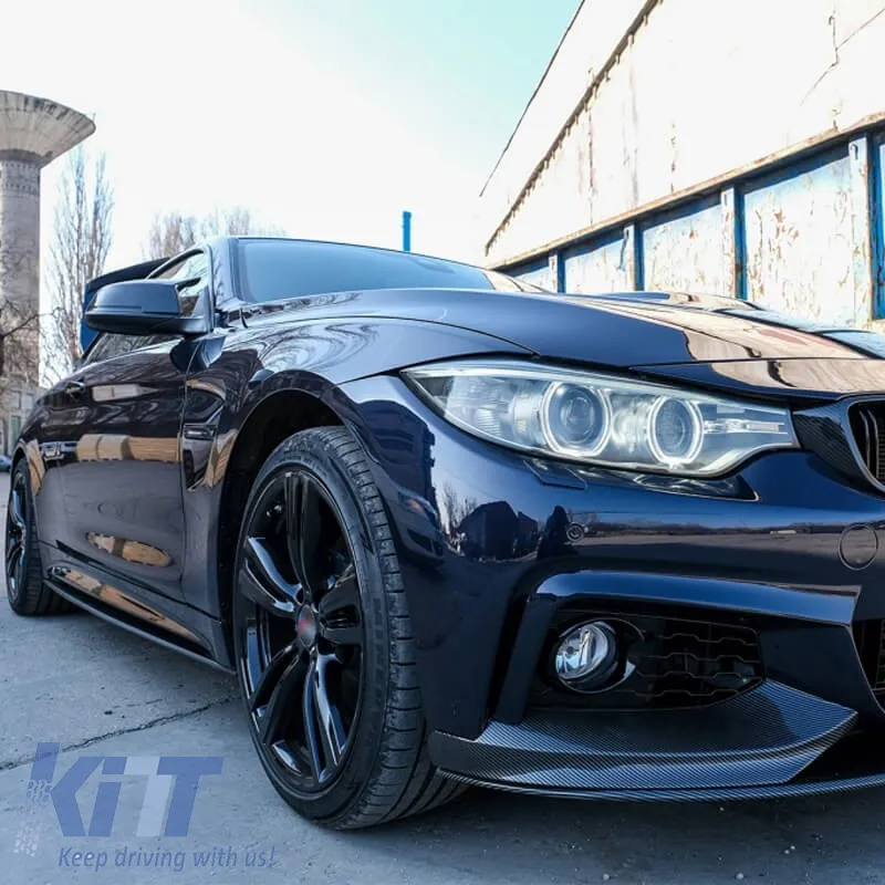 Side Skirts suitable for BMW 4 F32 / F33 / F36 13-17 Add on M-Sport & M-Tech Skirt 2 pc