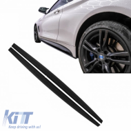 Side Skirts suitable for BMW 4 F32 / F33 / F36 13-17 Add on M-Sport & M-Tech Skirt 2 pc
