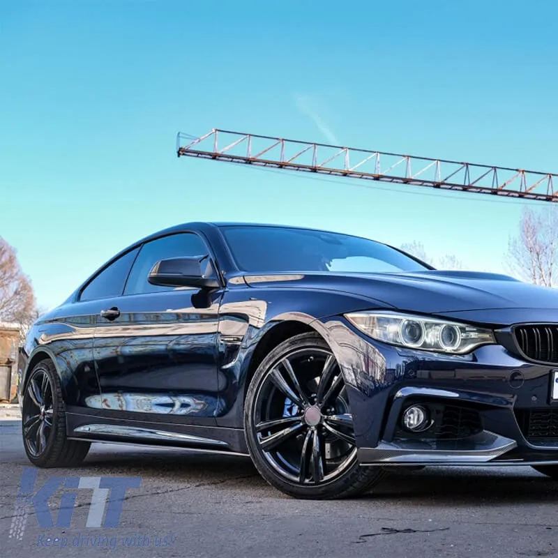 Side Skirts suitable for BMW 4 F32 / F33 / F36 13-17 Add on M-Sport & M-Tech Skirt 2 pc