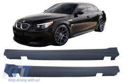 image-1-Side Skirts suitable for BMW 5 series E60 E61 (2003-2011) LCI Non LCI M-Technik Look