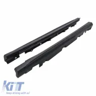 Side Skirts suitable for Mercedes-Benz A-Class W177 19+ Hatchback A Design Line Look From Abs Plastic 2 pcs-image-6308778