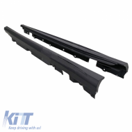 Side Skirts suitable for Mercedes-Benz A-Class W177 19+ Hatchback A Design Line Look From Abs Plastic 2 pcs