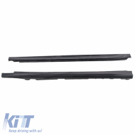 Side Skirts suitable for Mercedes-Benz A-Class W177 19+ Hatchback A Design Line Look From Abs Plastic 2 pcs
