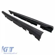 Side Skirts suitable for Mercedes-Benz A-Class W177 19+ Hatchback A Design Line Look From Abs Plastic 2 pcs-image-6309839