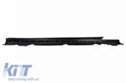 Side Skirts suitable for Mercedes-Benz C-Class W205 14-21 A Design C63s Facelift Look from ABS Plastic 2 pcs-image-6323952