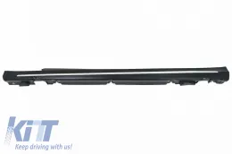 Side Skirts suitable for Mercedes-Benz C-Class W205 14-21 A Design C63s Facelift Look From Abs Plastic 2 pcs-image-6324536