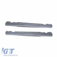 Side Skirts suitable for Mercedes-Benz CLK-Class W209 02-09 A Design Look from ABS Plastic 2 pcs-image-6299294