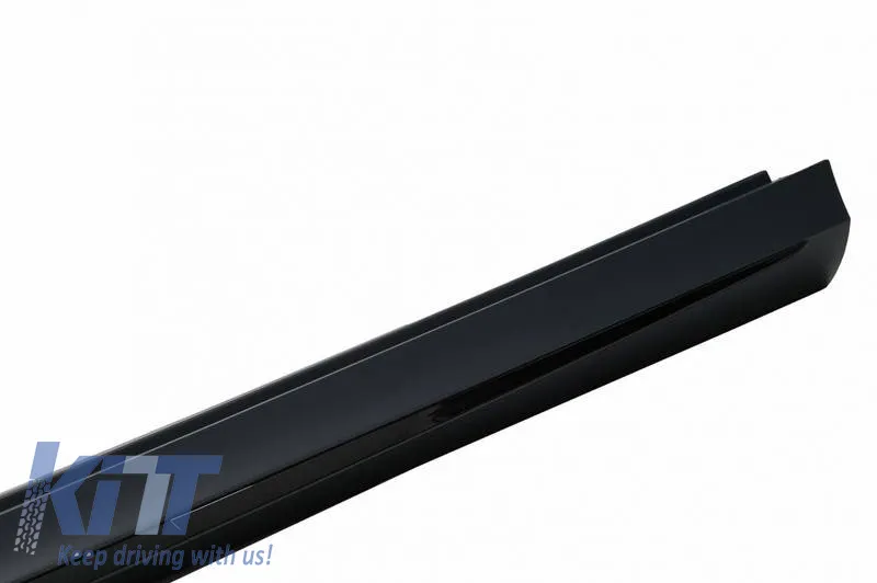 Side Skirts suitable for Mercedes-Benz E-Class W213 / S213 16-22 A Design 63s Look Black Edition