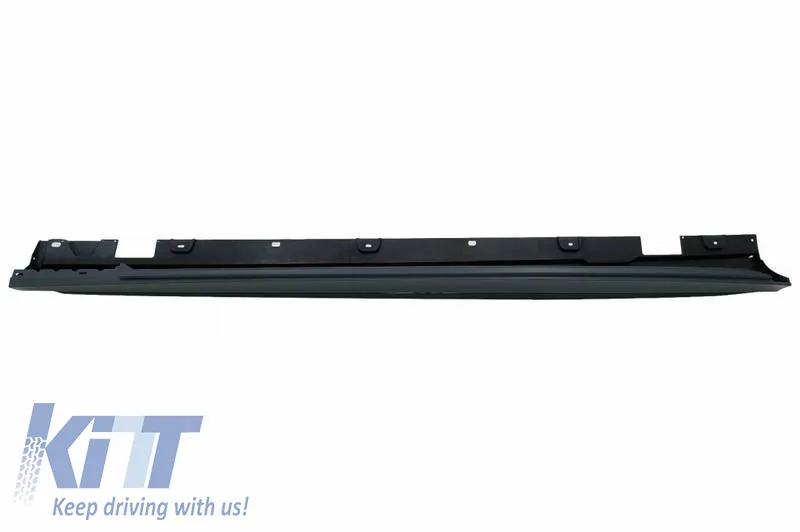 Side Skirts suitable for Mercedes-Benz E-Class W213 / S213 16-22 A Design 63s Look Black Edition