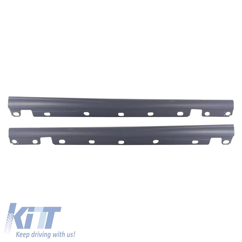 Side Skirts suitable for Mercedes-Benz S-Class W221 06-13 A Design S65 Look Long From Abs Plastic 2 pcs