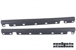 Side Skirts suitable for Mercedes S-Class W221 (2005-2013) S65 Design Short Version-image-6015561
