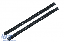 Side Skirts suitable for Mercedes S-Class W222 Long Version (2013-2020) S63 Design - SSMBW222AMGS63