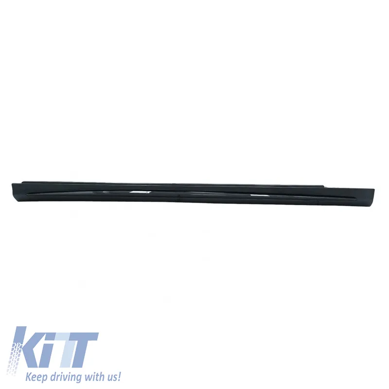Side Skirts suitable for Mercedes S-Class W222 13-17 Facelift Long Version Black With black Trim Night Package A Design 63 Look 2pcs