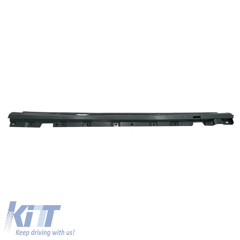 Side Skirts suitable for Mercedes S-Class W222 13-17 Facelift Long Version Black With black Trim Night Package A Design 63 Look 2pcs