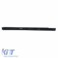 Side Skirts suitable for Mercedes S-Class W222 13-17 Facelift Long Version Black With black Trim Night Package A Design 63 Look 2pcs