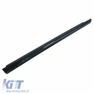 Side Skirts suitable for Mercedes S-Class W222 13-17 Facelift Long Version Black With black Trim Night Package A Design 63 Look 2pcs-image-6321433