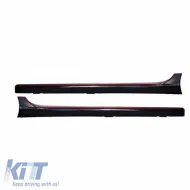 Side Skirts suitable for VW Golf V (5) 03-08 GTI/R32 Look From Abs Plastic 2 pc-image-6299190