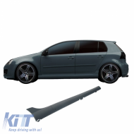 Side Skirts suitable for VW Golf V (5) 03-08 GTI/R32 Look from ABS plastic 2 pc with plastic bases