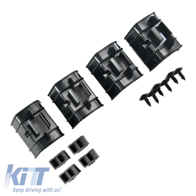 Side Skirts suitable for VW Golf V (5) 03-08 GTI/R32 Look from ABS plastic 2 pc with plastic bases