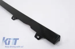 Side Skirts suitable for VW Golf VII (7 & 7.5) 12-20 R Look from ABS plastic 2 pcs-image-6314355