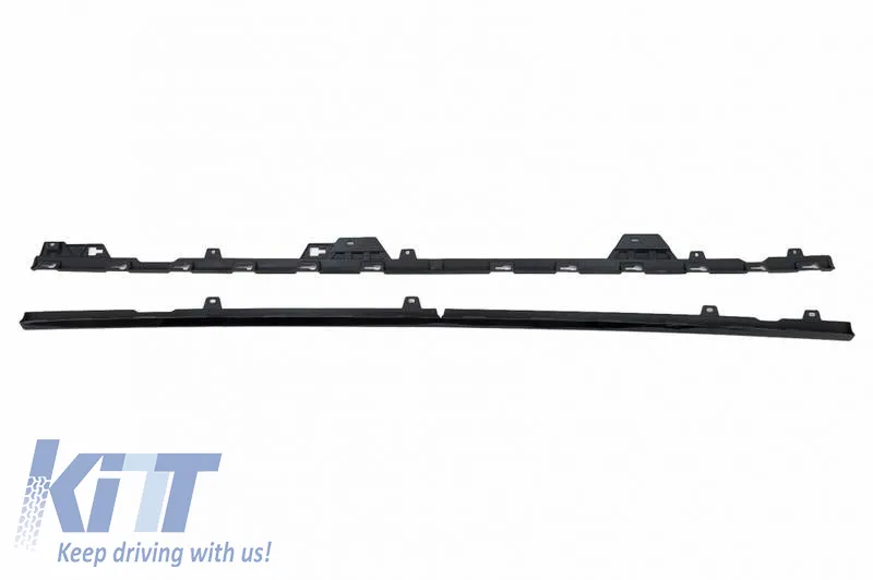 Side Skirts suitable for VW Golf VII (7 & 7.5) 12-20 R Look from ABS plastic 2 pcs