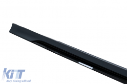 Side Skirts with Add On Moldings suitable for Audi A5 F5 Sportback Facelift (2020-Up) Racing Look-image-6098926