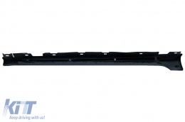 Side Skirts with Add On Moldings suitable for Audi A5 F5 Sportback Facelift (2020-Up) Racing Look-image-6098929