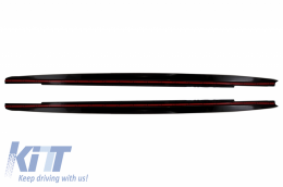 Side Skirts with Extensions suitable for BMW 5 Series G30 Limousine G31 Touring (2017-up) M5 Design-image-6091762