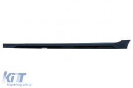 Side Skirts with Moldings Add On suitable for Audi A5 F5 Sportback Facelift (2020-Up) Racing Look-image-6098923