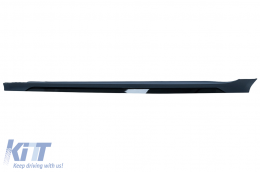 Side Skirts with Moldings Add On suitable for Audi A5 F5 Sportback Facelift (2020-Up) Racing Look-image-6098924