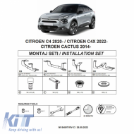 Side Step Brackets (Dma) suitable for Citroën C4 2020- Suv C41