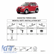 Side Step Brackets (Dma) suitable for Daihatsu Terios 2006-2017 SUV J200